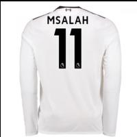 2017-18 Liverpool Away Long Sleeve Shirt (M Salah 11)