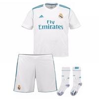 2017-2018 Real Madrid Adidas Home Full Kit (Kids)