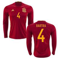 2016-2017 Spain Long Sleeve Home...