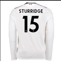 2017-18 Liverpool Away Long Sleeve Shirt (Sturridge 15) - Kids