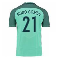 2016-17 Portugal Away Shirt (Nuno Gomes 21)