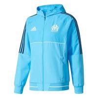 2017 2018 marseille adidas presentation jacket blue