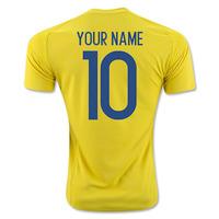 2016-17 Ukraine Home Shirt (Your Name)