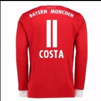 2017-18 Bayern Munich Home Long Sleeve Shirt (Costa 11)