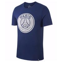 2017 2018 psg nike core crest tee navy