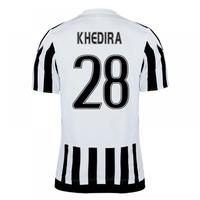 2015-16 Juventus Home Shirt (Khedira 28)