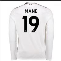 2017-18 Liverpool Away Long Sleeve Shirt (Mane 19) - Kids