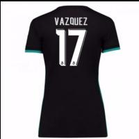 2017-18 Real Madrid Away Womens Shirt (Vazquez 17)