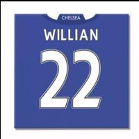 2016-2017 Chelsea Canvas Print (Willian 22)