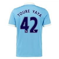 2015-16 Man City Home Shirt (Tou...