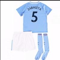 2017-18 Man City Mini Kit (Zabaleta 5)