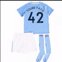 2017-18 Man City Mini Kit (Toure Yaya 42)