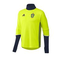 2016 2017 sweden adidas training top yellow