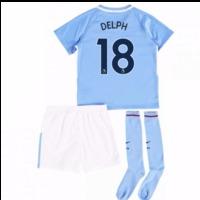 2017-18 Man City Mini Kit (Delph...