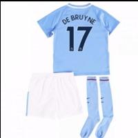 2017-18 Man City Mini Kit (De Br...
