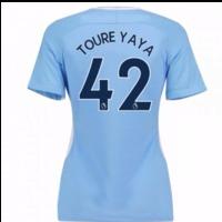 2017-18 Man City Womens Home Shirt (Toure Yaya 42)