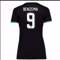2017-18 Real Madrid Away Womens Shirt (Benzema 9)