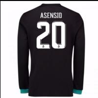 2017-18 Real Madrid Away Long Sleeve Shirt - Kids (Asensio 20)