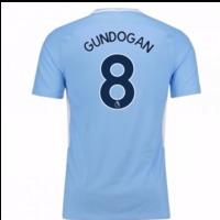 2017-18 Man City Home Shirt - Kids (Gundogan 8)