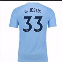 2017-18 Man City Home Shirt (G J...
