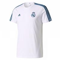 2017-2018 Real Madrid Adidas 3S Tee (White)