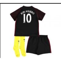 2016-17 Man City Away Baby Kit (Kun Aguero 10)