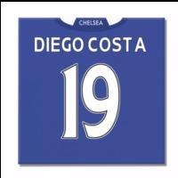 2016-2017 Chelsea Canvas Print (Diego Costa 19)