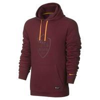 2016-2017 AS Roma Nike Core Hooded Top (Team Red) - Kids