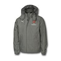 2016 2017 arsenal puma performance rain jacket grey