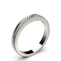 2.00mm Slight Comfort Fit Plain Wedding Vintage Band