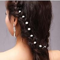 20PCS Wedding Bridal Pearl Hair Pins Flower Crystal Hair Clips Bridesmaid Jewelry 5 Styles