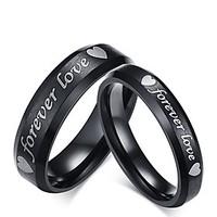 2016 fashioin forever love stainless steel wedding special couples rin ...