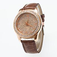 2016 Special Design Ladies Wristwatch Fashionable Wristwatch With Rhinestone And Frosting Dial Women\'s Watch Cool Watches Unique Watches Strap Watch