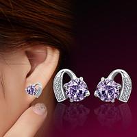 2016 Korean Unisex 925 Silver Sterling Silver Jewelry Earrings Shooting Star Stud Earrings 1Pair