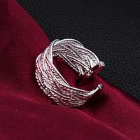 2015 Fashion Sterling Silver Ring Mesh Adjustable Party Band Rings For Woman Lady