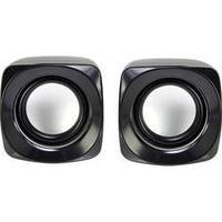 2.0 PC speaker Corded Basetech S181 6 W Black