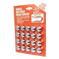 21mm Chrome Nut/bolt Cover 20pcs With Puller