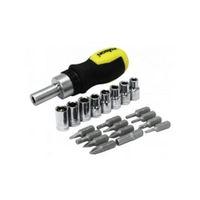 21pc stubby ratchet screwdriver