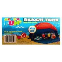 2.1m Beach Tent With Zip Fron Flap Each In Carry Bag