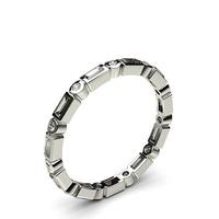 2.10mm Full Bezel Setting Full Eternity Diamond Ring