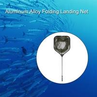 2.28m 60*70cm Aluminum Alloy 2 Sections Collapsible Handle Folding Landing Dip Net Fishing Net Fishing Tackle