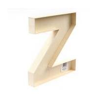 22 cm Wooden Fillable Letter Z