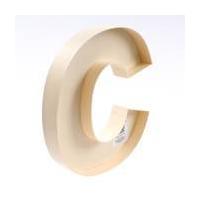 22 cm Wooden Fillable Letter C