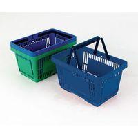 22 ltr shopping basket blue pack of 12