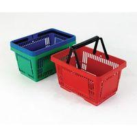 22 LTR SHOPPING BASKET - RED - PACK OF 12