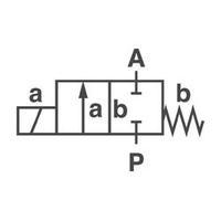 2/2-way Directly actuated pneumatic valve Busch Jost 8251820.9101.23050 230 Vac G 1/8 Nominal width 2.5 mm Enclosure mat