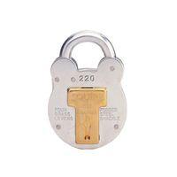 220 Old English Padlock with Steel Case 38mm