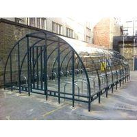 2230.4000.5500 KENILWORTH CYCLE COMPOUND SHELTER - POWDER COATED - BLACK