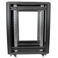 22U 36in Knock-Down Server Rack Cabinet with Caster to store your Servers, Network and Telecommunications Equipment