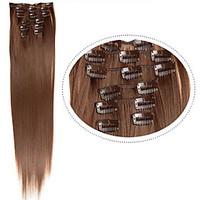 2260cm 7pcs 60 blonde clip in hair extensions long blonde hair fiber s ...